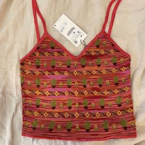NWT size small zara crop!